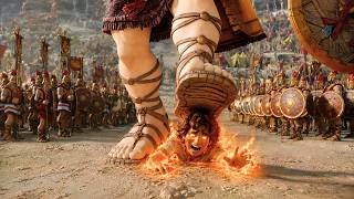 Boy Becomes The Chosen One And Uses Divine Powers Against A Giant Champion