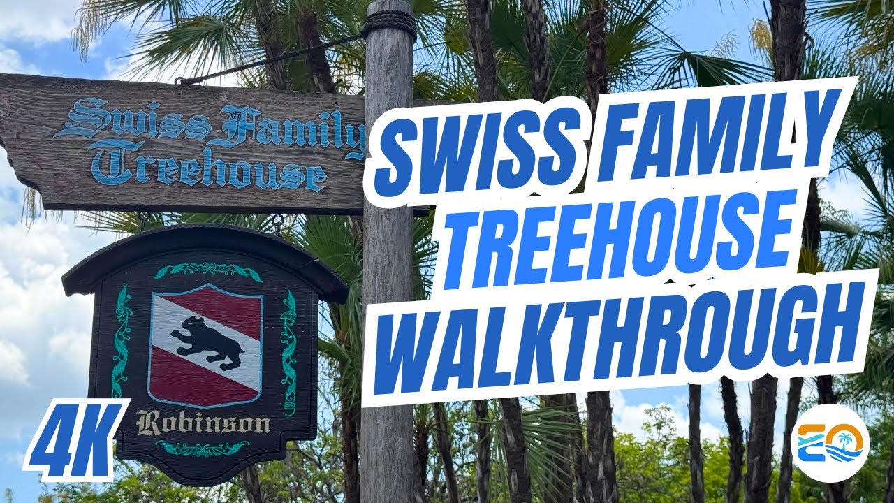 [4K] Swiss Family Treehouse FULL Walkthrough | Magic Kingdom 2025 ...