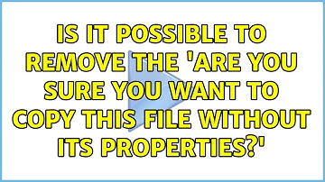 Is it possible to remove the 