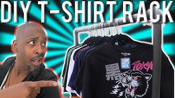 HOW TO BUILD A CLOTHING RACK | DIY | CHEAP | WITH PVC PIPE | INDUSTRIAL