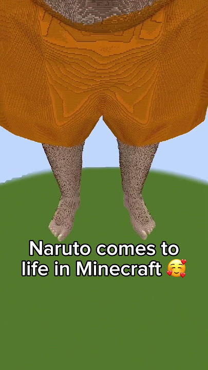 Naruto in Minecraft #naruto #narutoshippuden #anime #minecraft #memes #fyp #minecraftmemes #sasuke