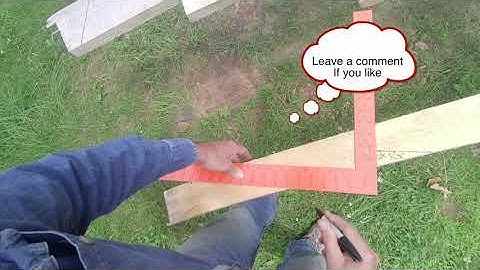 Rafter Cutting Made Easy With A Framing Square