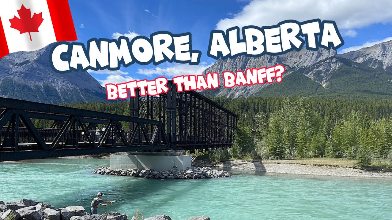 Breathtaking Canmore: 4K Walking Tour