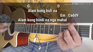 Video thumbnail of "Hindi na nga chords by This Band (Acoustic Karaoke With Lyrics & Guitar Chords)"