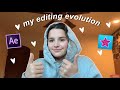 My Editing Evolution! (video star to after effects) | editssarah ♡