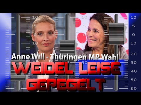 Alice Weidel AfD wird bei Anne Will an einigen Stellen leise gepegelt Amann und Kühnert umgekehrt