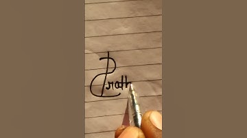 Requested Pratham name signature styil 😇😯😇#viralshorts #viralshorts #short