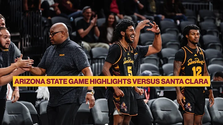 Arizona St vs Santa Clara Men's Basketball Game Highlights | 12.13.25