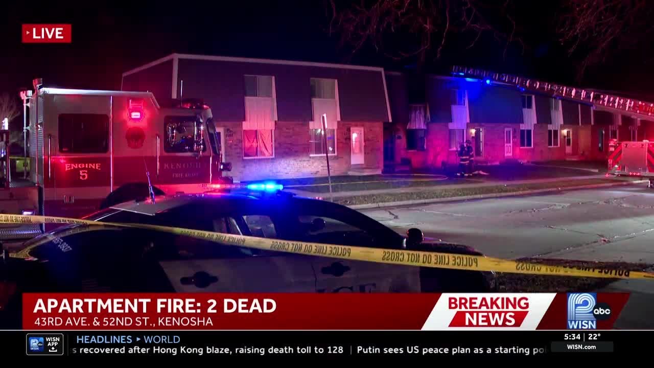 Brothers killed in Thanksgiving night apartment fire in Kenosha - YouTube