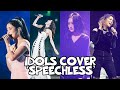 Kpop idols singing Speechless (Aladdin)