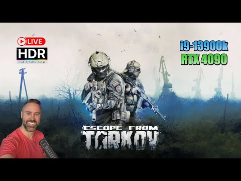 🔴  LIVE - Intel 13900K & Nvidia RTX 4090 - Escape from Takrov! (FPS On During SCAV Raids)