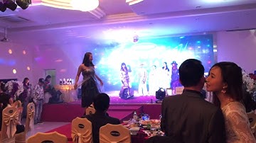 Khách sạn ADAMO tổ chức tất niên cuối năm. Tiết mục văn nghệ của đội Buồng phòng. ĐN ngày 13/01/201