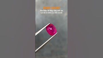 #Viên_Ruby_Facet đỏ hồng sáng chất rực phát quang| giá: 3xTr #iruby #ruby #daquy #thietketheoyeucau