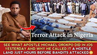 SEE WHAT APS MIKE DID IN JOS YESTERDAY & WHY HE CALLED IT A HOSTILE LAND HOURS BEFORE BANDITS ATTACK