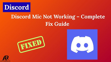 Discord Mic Not Working – Complete Fix Guide (2025)