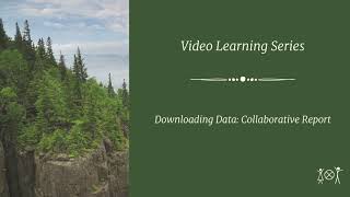 Video Learning Series - Downloading Data