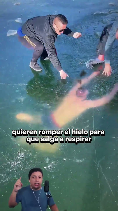 perdio la salida en buceo bajo hielo