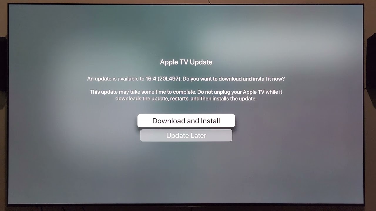 Apple TV 4k Software Update! tvOS - YouTube