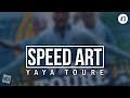 Yaya Toure Cover Photo Speed Art 3 Yaya Toure Cover Photo Speed Art 3