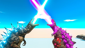 Godzilla Fights Shin Godzilla - Animal Revolt Battle Simulator