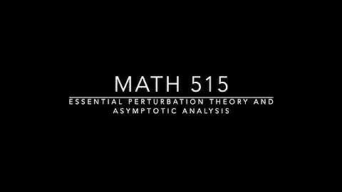 Lecture 02: Regular and Singular Algebraic Perturbation Problems