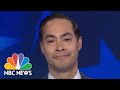 Julian castro was big on immigration policy and went after orourke at dem debate  nbc news