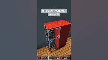 How To Build A Vending Machine In Minecraft #shorts