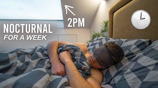 I Tried Living Nocturnal for a WEEK... (awful idea)