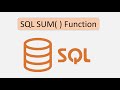 SQL SUM Function | SQL Aggregate Function | SQL Tutorial for Beginners