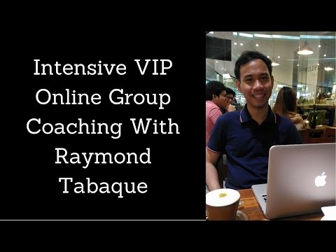 Intensive Group Coaching About Blogging With Raymond Tabaque