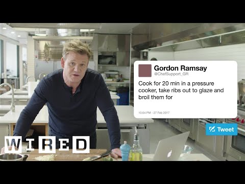 Gordon Ramsay odpovídá na otázky o vaření z Twitteru