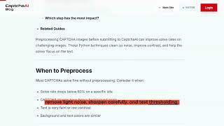 CAPTCHA Image Preprocessing: 5 Ways to Improve Solve Rates