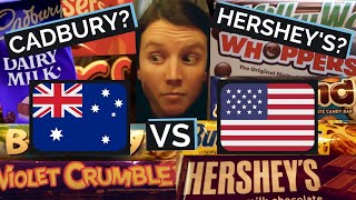 USA vs Australia: Chocolate (Cadbury, Mars, Hershey&#39;s ???) | Two Traveling Kings