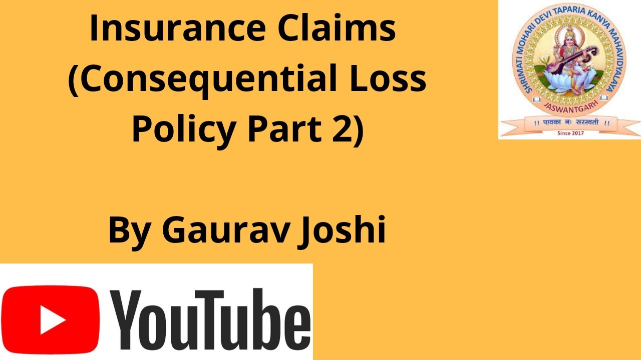 Insurance Claims 2nd Year (Consequential Loss Insurance Claims 2nd Year (Consequential Loss