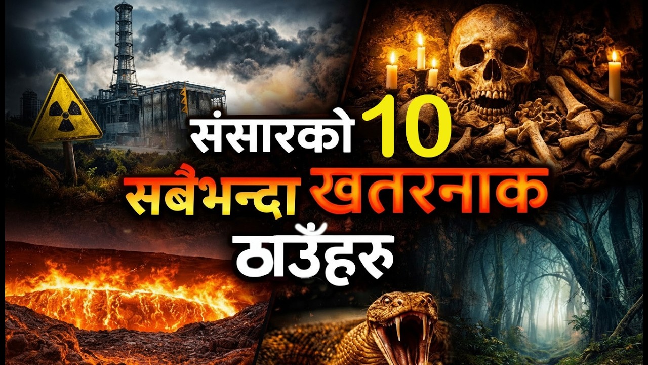 संसारका १० सबैभन्दा खतरनाक ठाउँहरू || 10 Most Dangerous Places in the World You Should Never Visit 😱