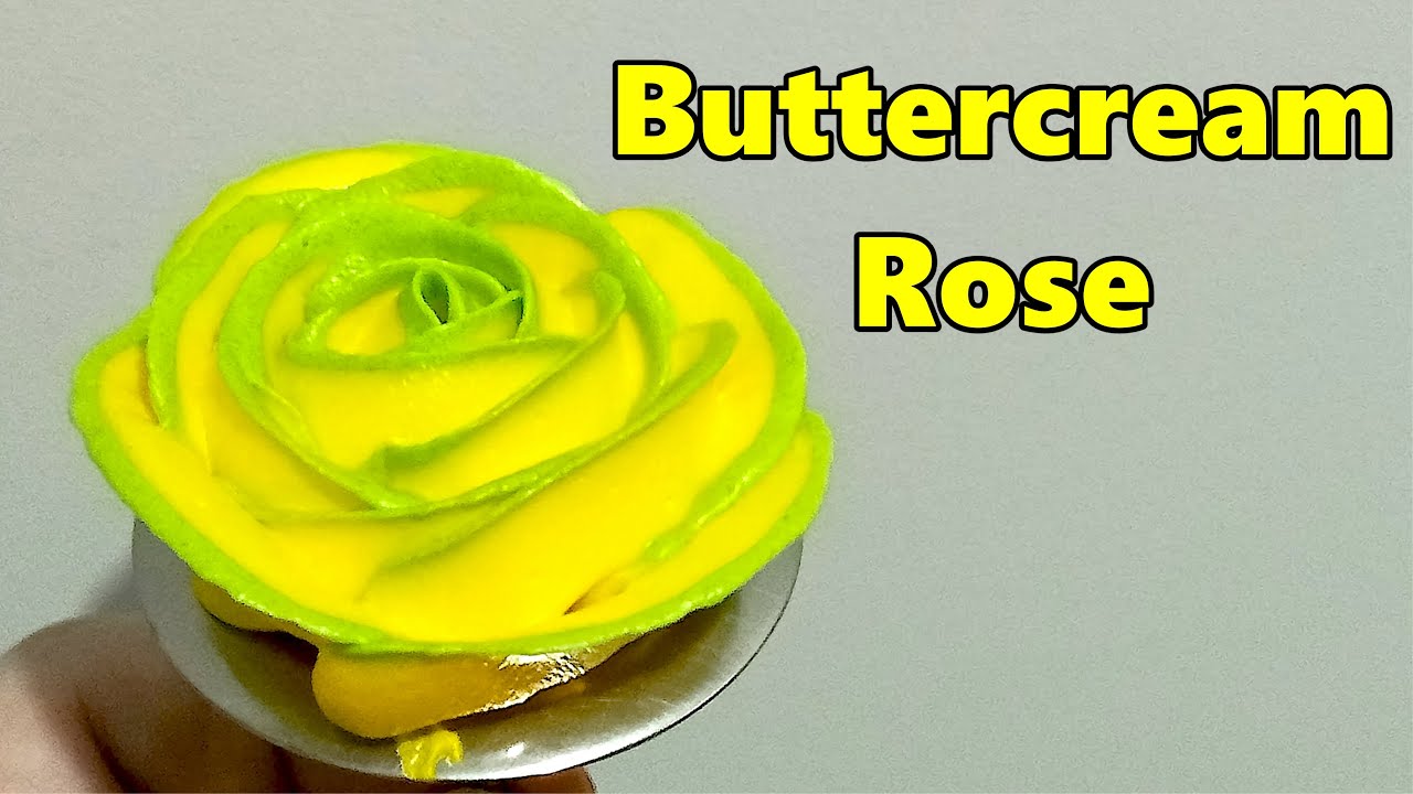 Rose Cake Decorating 2 how to pipe buttercream roses