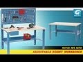 Workbench with Height Adjustable Legs Workbench with Height Adjustable Legs