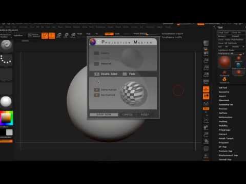 fixing projection issues in zbrush