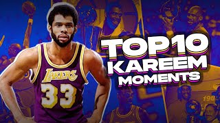 Lakers Top 10 Kareem Abdul-Jabbar Memorable Moments | 2016 | SPECSN