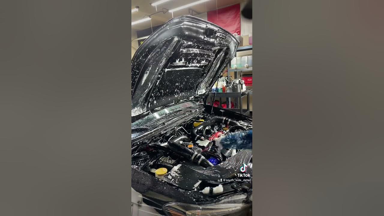 How To Clean And Detail An Engine Bay. DIY Subaru WRX STI Engine