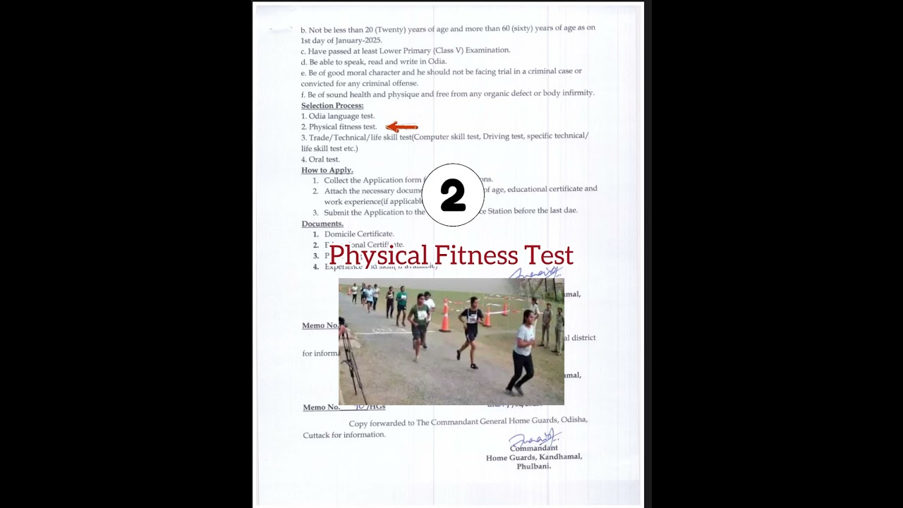 Odisha home guard selection process !! 