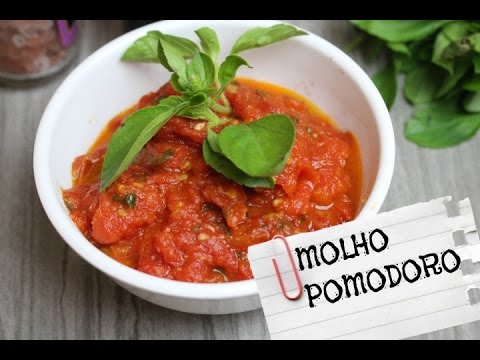 RECEITA MOLHO POMODORO ORIGINAL | O MELHOR MOLHO PEDAÇUDINHO