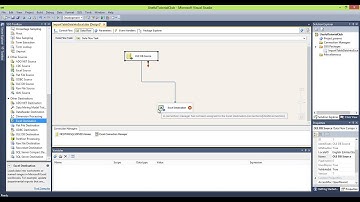 How to import data into an Excel file from Microsoft SQL database table using SSIS