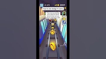 how to dodge 4 coins in #subwaysurfers #shorts
