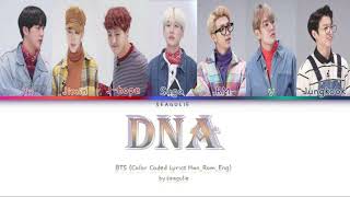 BTS - DNA (Color Coded Lyrics Han_Rom_Eng) Resimi