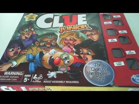 Hasbro Gaming Cluedo Junior, The Broken Toy Case (Box Game, Spanish Version)