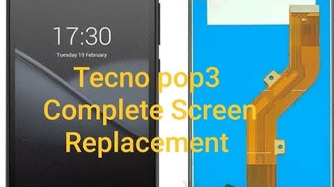 Tecno bb2 pop3 complete Screen & Touch Replacement.