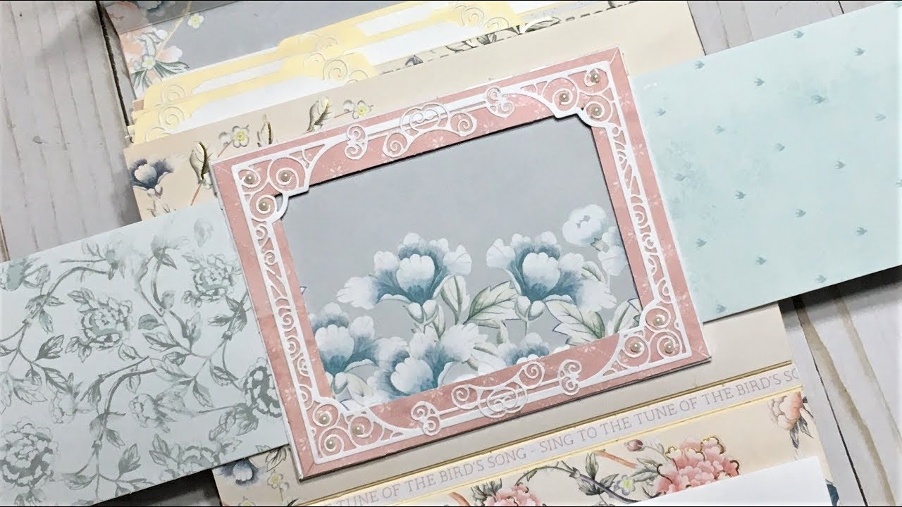 Interactive Frame Tutorial scrapbooking tarjetas