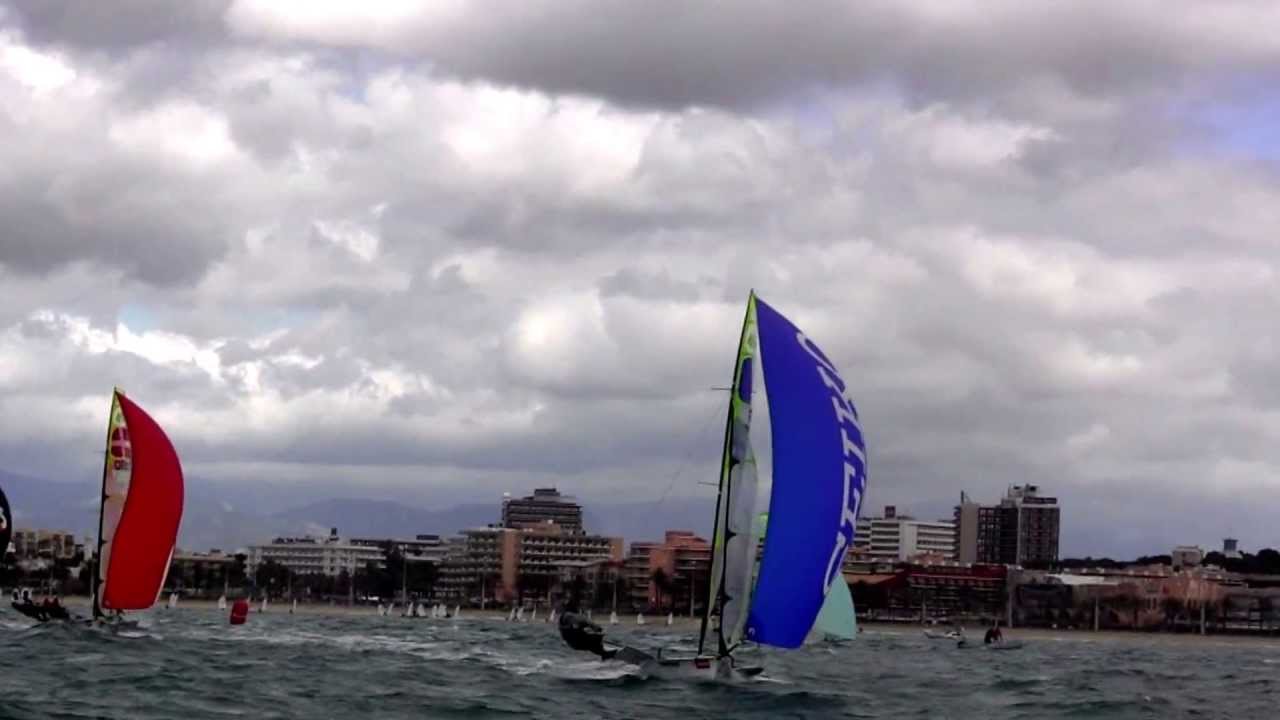 Palma 2013 - Theatre Style Race 1 - 49er