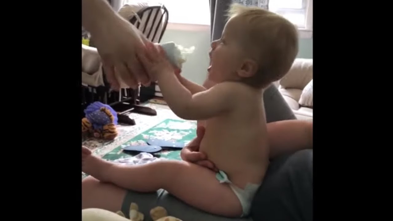 baby laughing ringtone mp3 free download Cute baby girl gets super excited for her bottle